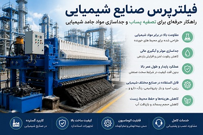 فیلترپرس صنایع شیمیایی
